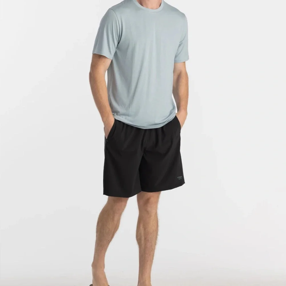 Free Fly Men's Breeze Short – 8" - Size L - Black - Picture 1 of 8